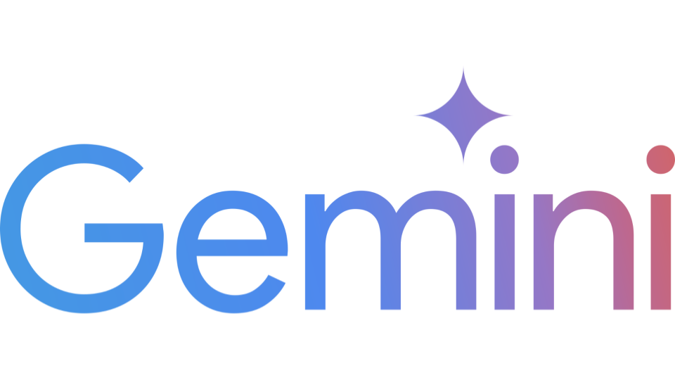 Gemini logo featuring a blue to pink gradient with a star symbol